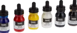 Set 6 Tintas Acrílicas Colores Esenciales Liquitex