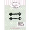 Set 2 tiradores asa Dayka 5x1cm