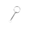 Set 10 Unidades Llavero Platino Rayher 25mm