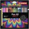 Set Arty 24 Rotuladores STABILO Pen 68