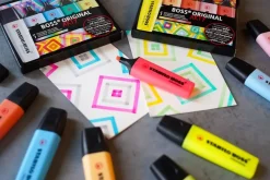 Set Arty 5 Subrayadores Colores Fríos STABILO Boss Original