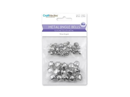 Set Cascabeles Plateados MultiCraft