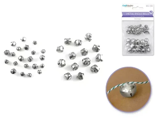 Set Cascabeles Plateados MultiCraft