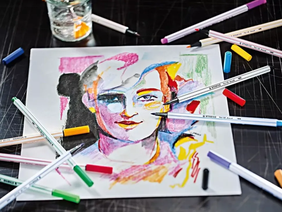 Set ColorParade Arty 20 Rotuladores STABILO Pen 68 Brush