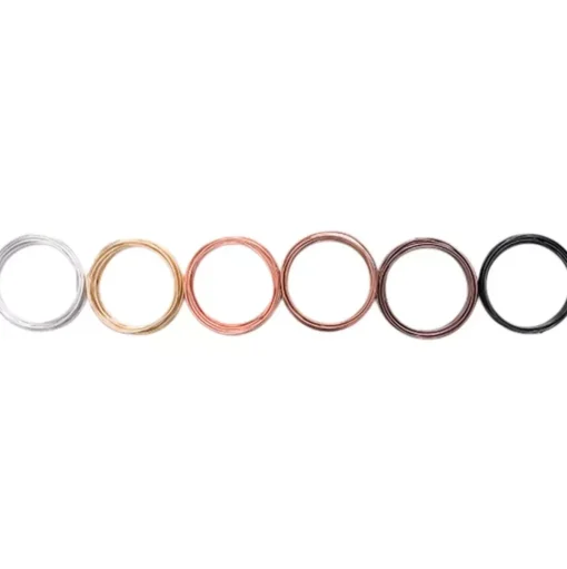 Set de 6 alambres colores metálicos para Happy Jig