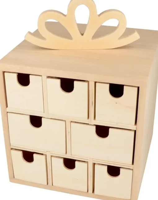 Set de 2 Cajas de Regalo de Madera Artemio