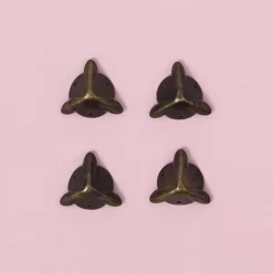 Set de 4 Cantoneras Metálicas para Cajas Pequeñas