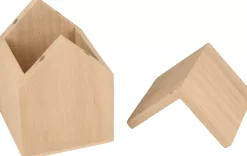 Set de 2 Casas de Madera con Tapa Artemio