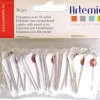 Set de 50 Die-Cuts Mini Etiquetas Blanco Artemio 2x4cm
