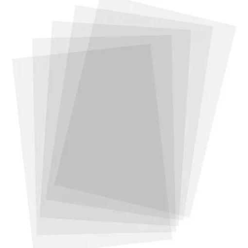 Set de 100 Hojas de Acetato Transparente para Stencil A4