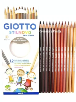 Set de 12 lápices Color Piel Giotto Stilnovo