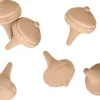 Set de 6 Peonzas de Madera Artemio