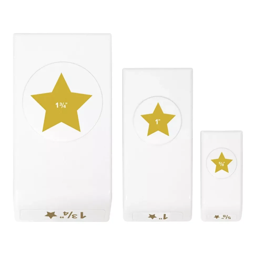 Set de 3 Perforadoras de Capas Estrellas We R Memory Keepers