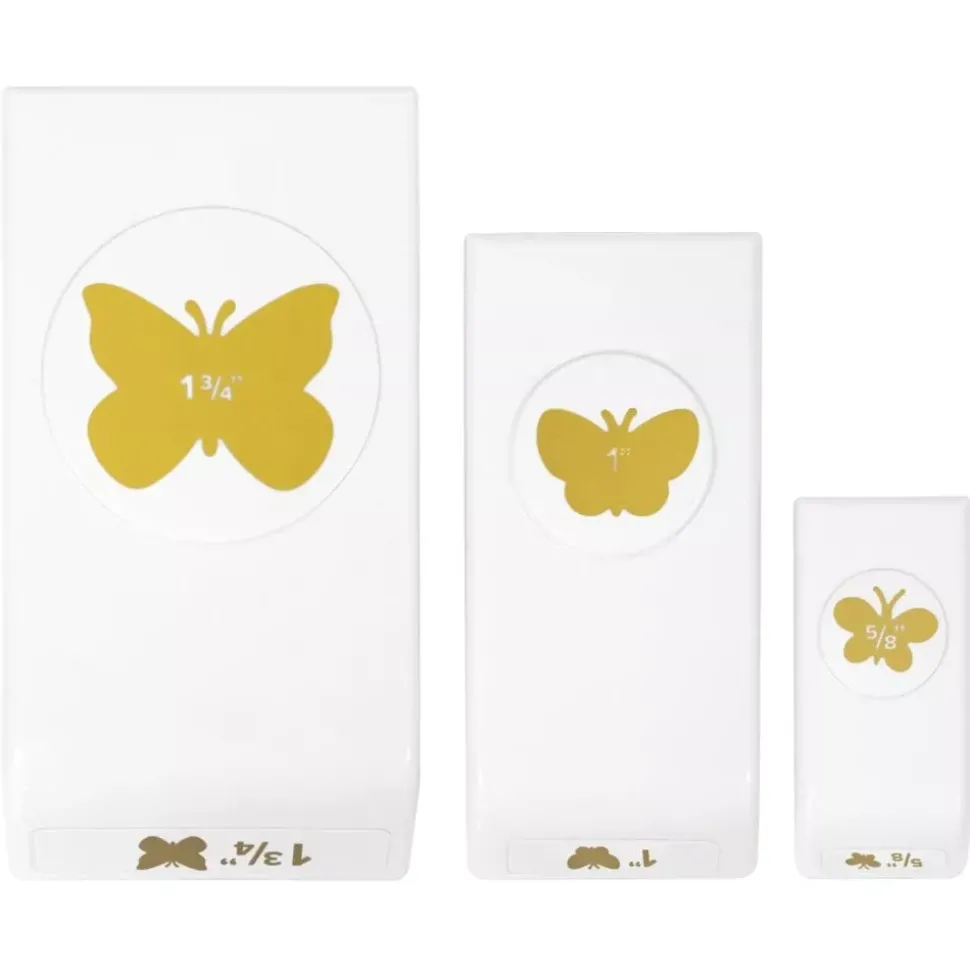 Set de 3 Perforadoras de Capas Mariposas We R Memory Keepers