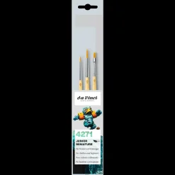Set de 3 pinceles Junior Miniature da Vinci