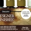 Set de 4 Pinturas Designer Finishes acero oxidado DecoArt