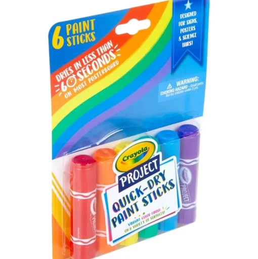 Set de 6 pinturas secado rápido Crayola Project Crayola