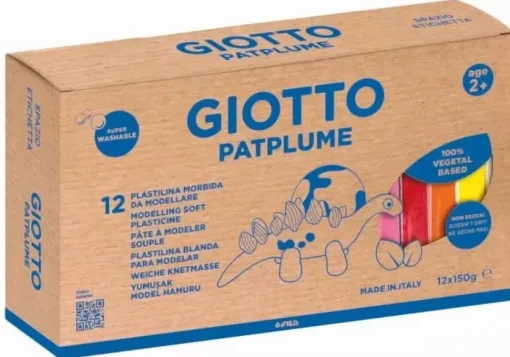 Set de 12 plastilinas Patplume Giotto