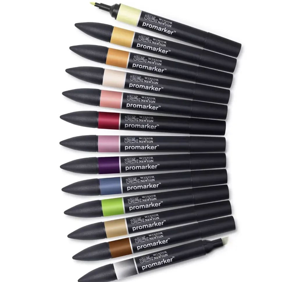 Set de 12+1 Promarker Manga Steampunk Winsor & Newton