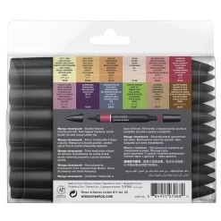 Set de 12+1 Promarker Manga Steampunk Winsor & Newton