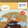 Set de 4 Puzzles de Madera Safari Artemio