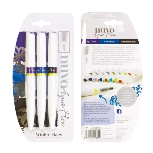 Set De 3 Rotuladores Aqua Flow Winter Skies Nuvo
