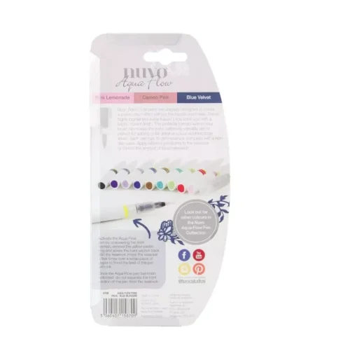Set De 3 Rotuladores Blue Blossom Nuvo