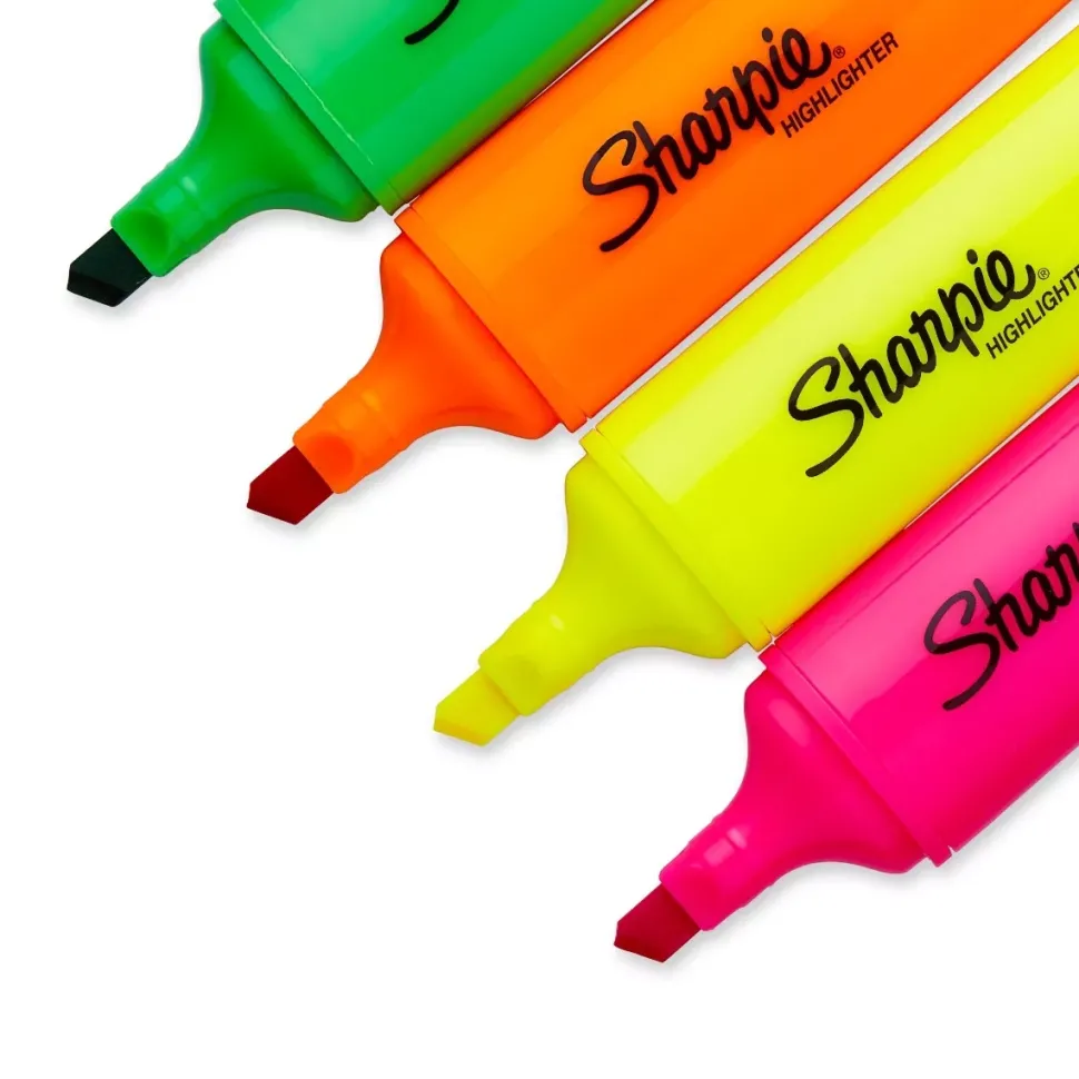 Set de 4 Rotuladores Fluorescentes Fluo XL Sharpie