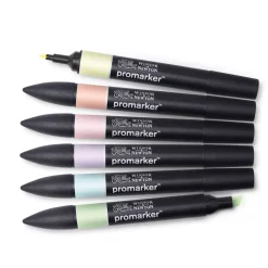 Set de 6 Rotuladores Promarker Tonos Pastel Winsor and Newton