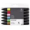 Set de 6 Rotuladores Promarker Tonos Medios Winsor y Newton