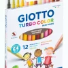 Set de 12 Rotuladores Turbo Color Tonos Piel Giotto