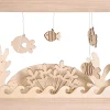 Set de 10 Siluetas de Madera Peces Artemio