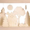 Set de 9 Siluetas de Madera Molino Artemio