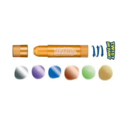 Set de 6 témperas metálicas sólidas Temperello Carioca