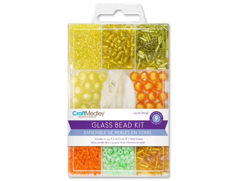 Set de Abalorios Naranja y Verde MultiCraft