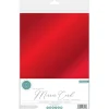 Set de cartulinas metalizadas The Essential Mirror Card Red Craft Consortium