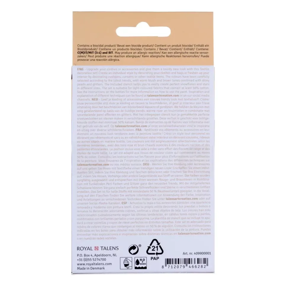 Set de Decoración en Tela Art Creation