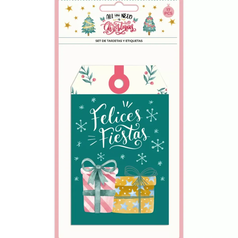 Set de Etiquetas Español All You Need Is Christmas Craftelier