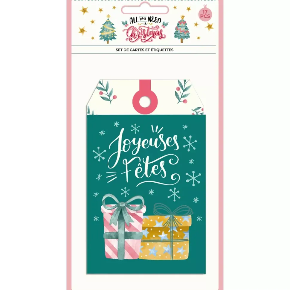 Set de Etiquetas Francés All You Need Is Christmas Craftelier