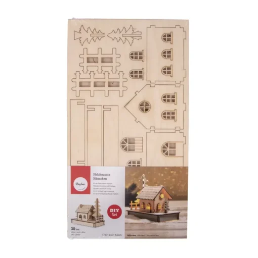 Set de madera 3D Casita Rayher