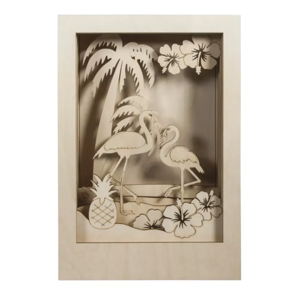 Set de madera 3D Flamenco Rayher