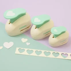 Set de perforadoras corazón Craftelier