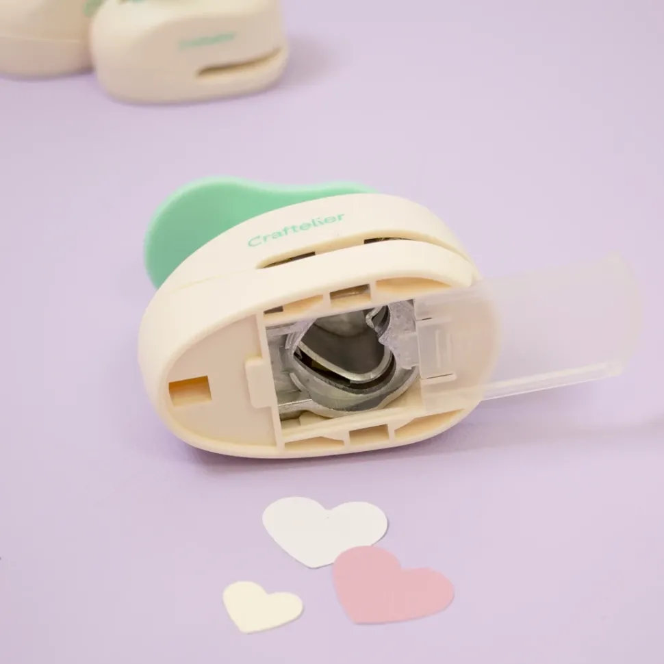 Set de perforadoras corazón Craftelier