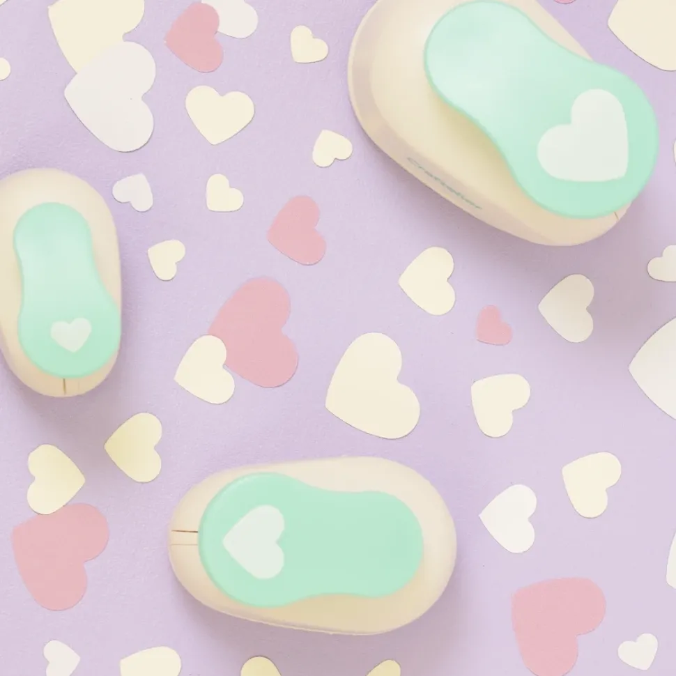 Set de perforadoras corazón Craftelier