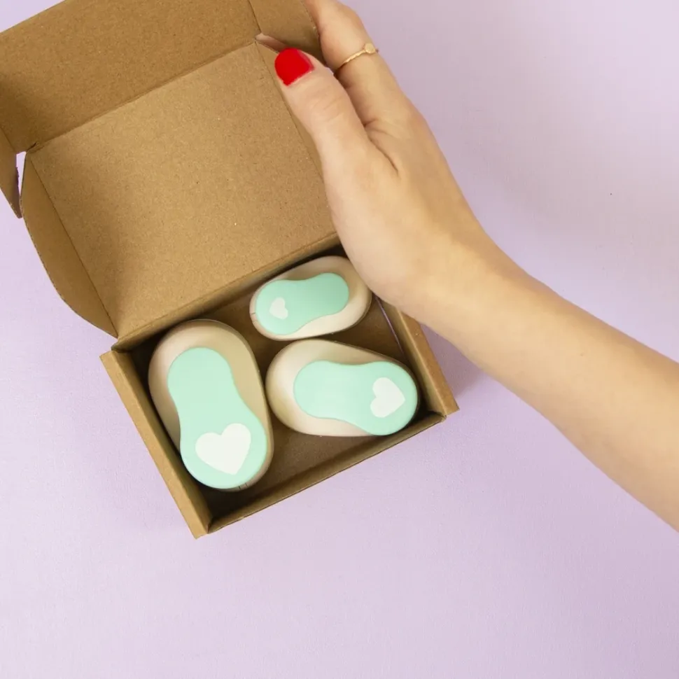 Set de perforadoras corazón Craftelier