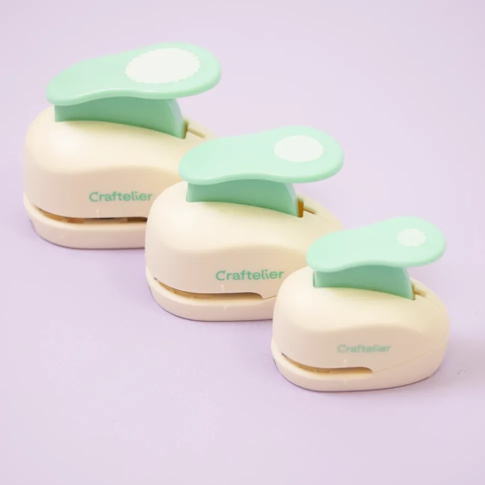 Set de perforadoras círculo festoneado Craftelier