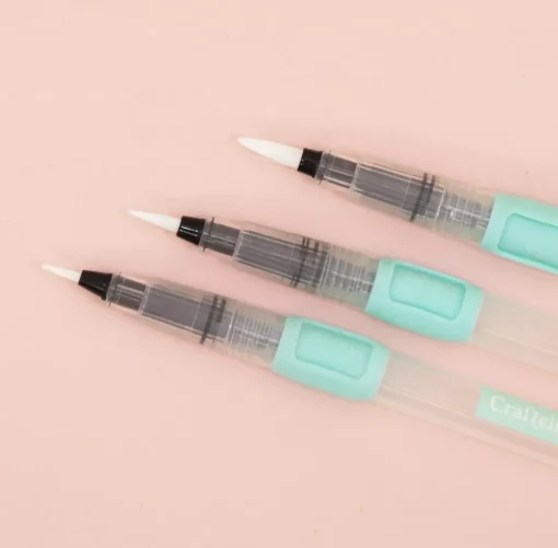 Set de Pinceles con Depósito de Agua Craftelier