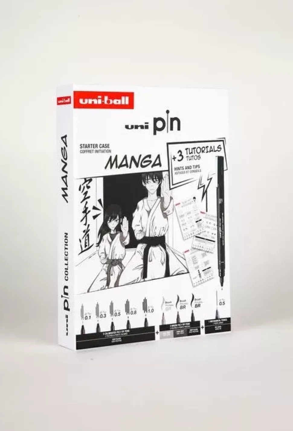 Set iniciación rotuladores calibrados Manga Uni Pin Uni-Ball