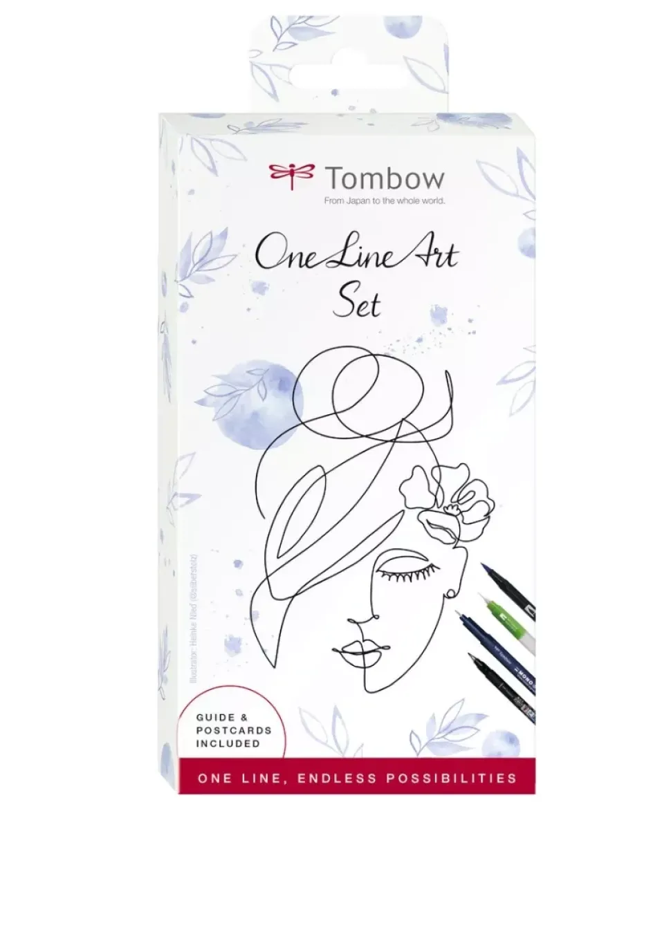 Set One Line Art Tombow