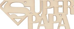 Silueta De Madera Super Papa Artemio